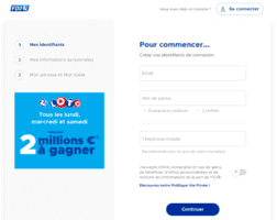 Je m'inscris à FDJ.