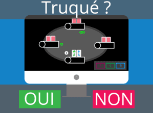 Site de poker truqué.