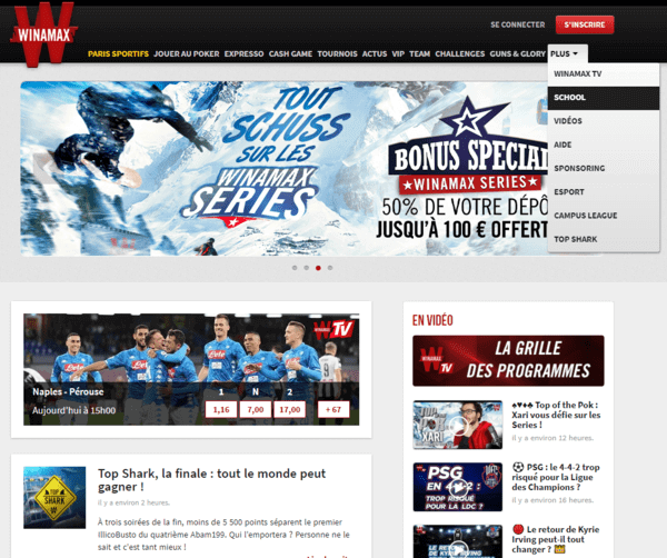 Le site internet (capture d'écran).
