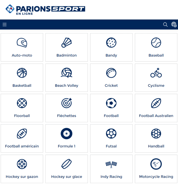 enligne.parionssport.fdj.fr et son bonus sur les 1 er paris en ligne.