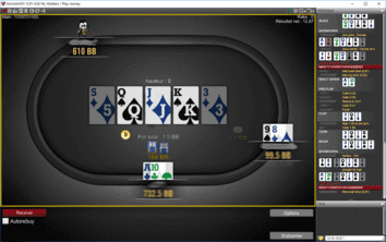 Poker en ligne.