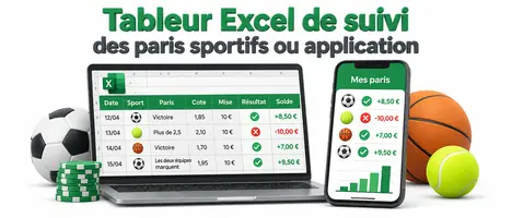 Tableur Excel de suivi des paris sportifs ou application