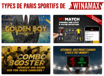 Les types de paris sportifs Winamax.