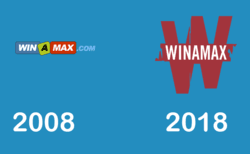 L'évolution du logo Wina max