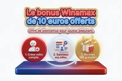 Winamax et les 10 euros offerts