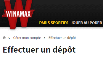 Winamax permet de créditer un compte joueur de plusieurs façons.