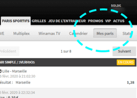 Winamax : mes paris.
