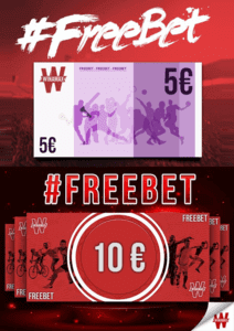 Winamax offre 5 euros ou 10 euros en freebet.