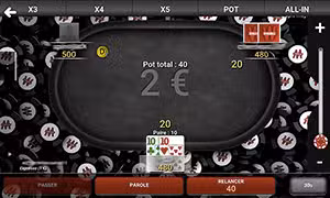 Exemple d'une table.