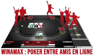  Winamax : poker entre amis en ligne.
