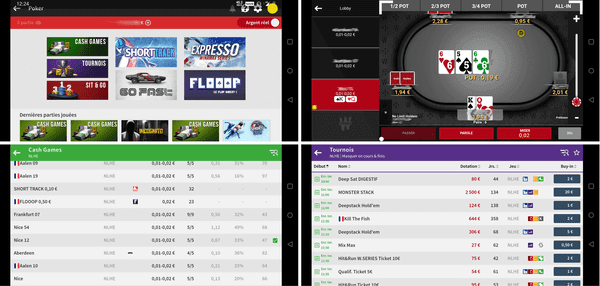 Winamax poker sur Android.
