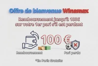 Winamax rembourse 100 €