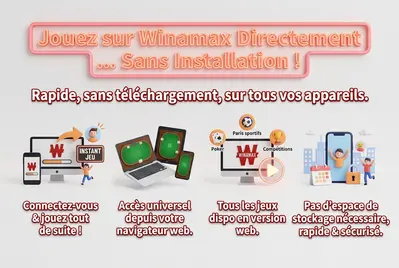 Winamax sans installation