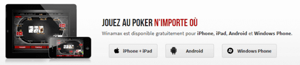 Winamax : test sur tout support.