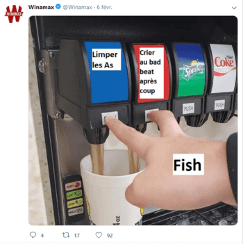 Winamax sur Twitter.