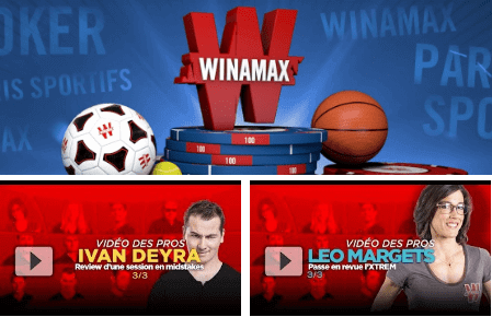Winamax en vidéo.