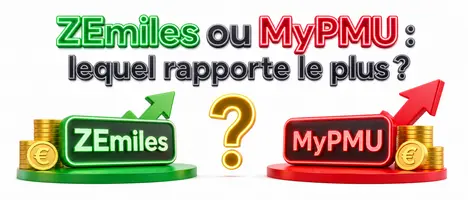 ZEmiles ou MyPMU : lequel rapporte le plus ?